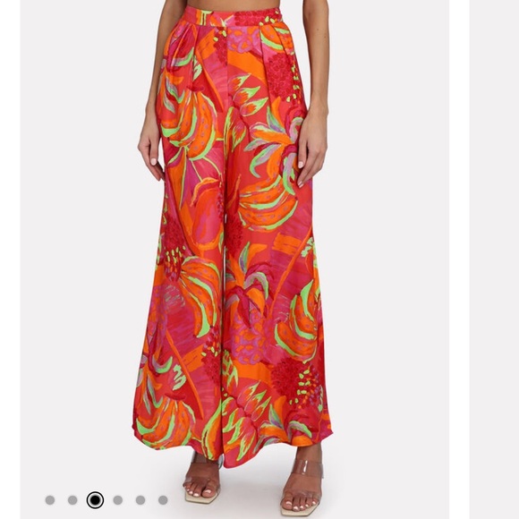 Farm Rio ***BOTH*** Fruit brush crop top NWT and pant NWOT - Picture 6 of 8